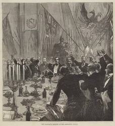 Het Balaclava-banket in het Alexandra Palace